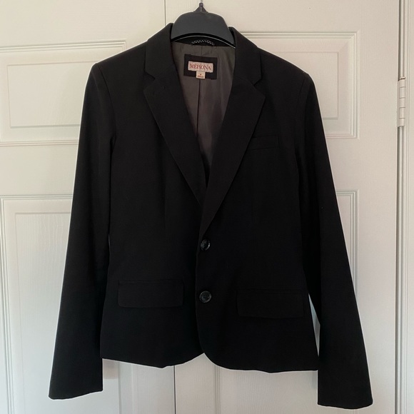 Merona black blazer - size 6 - Picture 1 of 6